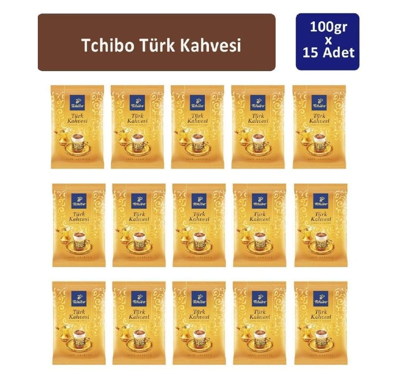 Tchibo Türk Kahvesi 100 Gr X 15 Adet