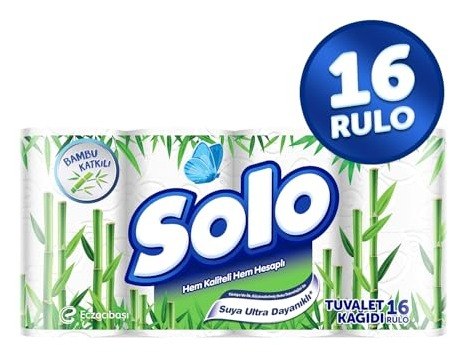 Solo Tuvalet Kağıdı Bambu Katkılı 16'lı