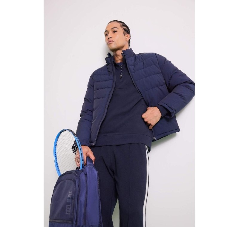 Defacto Defactofit Su İtici Regular Fit Fermuarlı Su Geçirmez Mont E9219ax25aunv238 Lacivert S Fiyatları ve Özellikleri