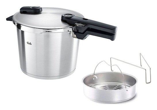 Fissler Vitaquick Premium 6 Litre Düdüklü Tencere + Buharda Pişirme Aparatı Diğer Fiyatları ve Özellikleri
