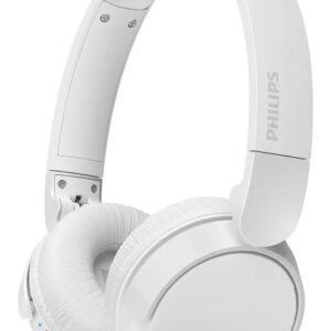 Philips TAH4209WT Kablosuz Kulak Üstü Kulaklık Dinamik Bas, Bluetooth, Net Arama Sesi, 55 Saat Kullanım Beyaz