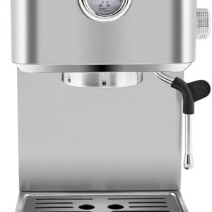 Karaca Coffee Art 1101 Süt Köpürtücülü, 20 Bar Basınçlı, Espresso, Latte, Cappuccino, Americano Makinesi 1,5L Inox