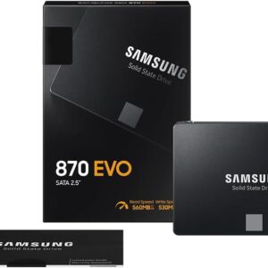 Samsung 870 EVO 1TB SATA 2.5" Dahili Katı Hal Sürücüsü Siyah